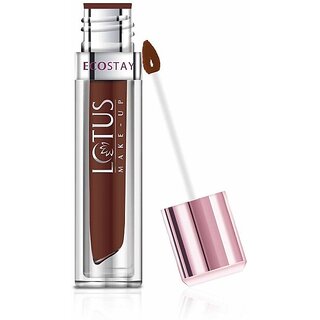 Lotus Make-Up Ecostay Matte Lip Lacquer (4 G, Rustic Brown) Lotus Make-Up Ecostay Matte Lip Lacquer (4 G, Rustic Brown)