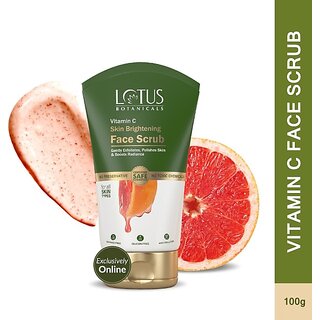 Lotus Botanicals Vitamin C Skin Brightening Face Scrub (100 G) Lotus Botanicals Vitamin C Skin Brightening Face Scrub (100 G)