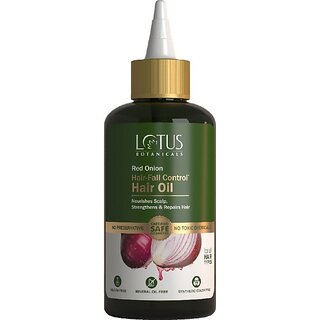                       Lotus Botanicals Lotus Botanicals Red Onion Hair Fall Controlx Hair Oil - 200Ml Hair Oil (200 Ml)                                              