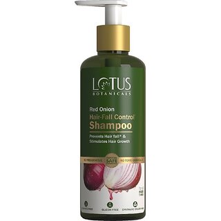Lotus Botanicals Red Onion Hair-Fall Controlx Shampoo - 300Ml (300 Ml) Lotus Botanicals Red Onion Hair-Fall Controlx Shampoo - 300Ml (300 Ml)