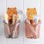 Toothbrush Holder Plastic Stand for Toothpaste, Comb, Brush, Drain Waterproof Self-Adhesive, Teddy Bear