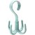 360 Degree Rotating Tie, Belt, Scarf, Purse Hanger Multipurpose Organizer Random Color
