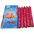 (Pack of 5) Herbal Multicolor Boom Boom Holi Color Fog Holi Color Powder (Pink)