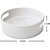 360 Rotating Kitchen Spice Cosmetic Holder Organizer Rack Tray (23L X 23B X 75H Cm WhitePlastic Tiered Shelf)