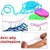 (Pack of 2) 5 Meters Windprood Anti-Slip Clothes Washing Line Drying Nylon Rope with Hooks