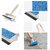 2 in 1 Glass Wiper Cleaning Brush Mirror Grout Tile Cleaner Washing Pot Brush Double-Sided Glass Wipe Bathroom Wiper Window Glass Wiper