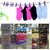 Multi Functional Portable Drying Rope with 12 Clips and 2 Hooks Travel Clothesline Rope Clothes Hanging Hook Outdoor Indoor Wind-Proof Clothesline (Multicolour)
