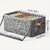 Wardrobe Clothes Storage Box With Cover Steel Frame Storage Box Clothes Sorting Storage Box