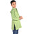 Kid Kupboard Cotton Boys Kurta, Green, Full-Sleeves, 9-10 Years KIDS7321
