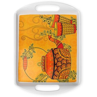 Aurka 11.6 Inch Rectangle Melamine Serving Tray (M8 | Pack of 1 | Small) Perfect for Serving Snacks, Beverages and Desserts, Stylish Addition to Your Home Decor Aurka 11.6 Inch Rectangle Melamine Serving Tray (M8 | Pack of 1 | Small) Perfect for Serving Snacks, Beverages and Desserts, Stylish Addition to Your Home Decor