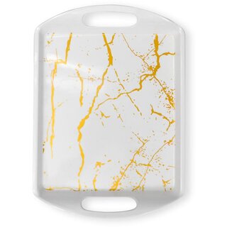 Aurka 11.6 Inch Rectangle Melamine Serving Tray (M15 | Pack of 1 | Small) Perfect for Serving Snacks, Beverages and Desserts, Stylish Addition to Your Home Decor Aurka 11.6 Inch Rectangle Melamine Serving Tray (M15 | Pack of 1 | Small) Perfect for Serving Snacks, Beverages and Desserts, Stylish Addition to Your Home Decor