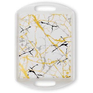 Aurka 13 Inch Rectangle Melamine Serving Tray (M13 Pack of 1 Medium) Perfect for Serving Snacks, Beverages and Desserts, Stylish Addition to Your Home Decor Aurka 13 Inch Rectangle Melamine Serving Tray (M13 Pack of 1 Medium) Perfect for Serving Snacks, Beverages and Desserts, Stylish Addition to Your Home Decor