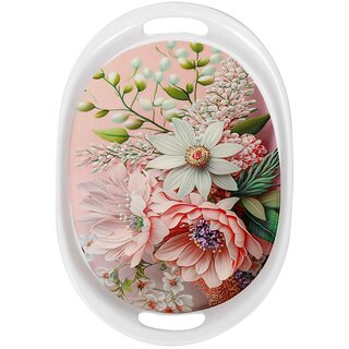 Aurka 11.6 Inch Oval Melamine Serving Tray (M3 Pack of 1 Small) Perfect for Serving Snacks, Beverages and Desserts, Stylish Addition to Your Home Decor Aurka 11.6 Inch Oval Melamine Serving Tray (M3 Pack of 1 Small) Perfect for Serving Snacks, Beverages and Desserts, Stylish Addition to Your Home Decor