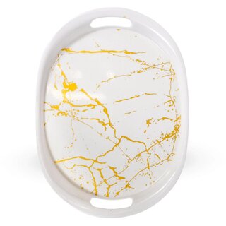 Aurka 11.6 Inch Oval Melamine Serving Tray (M15 Pack of 1 Small) Perfect for Serving Snacks, Beverages and Desserts, Stylish Addition to Your Home Decor Aurka 11.6 Inch Oval Melamine Serving Tray (M15 Pack of 1 Small) Perfect for Serving Snacks, Beverages and Desserts, Stylish Addition to Your Home Decor