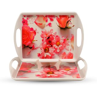 Aurka 11.6 Inch Rectangle Melamine Serving Tray (M9 Pack of 2 Small) Perfect for Serving Snacks, Beverages and Desserts, Stylish Addition to Your Home Decor Aurka 11.6 Inch Rectangle Melamine Serving Tray (M9 Pack of 2 Small) Perfect for Serving Snacks, Beverages and Desserts, Stylish Addition to Your Home Decor