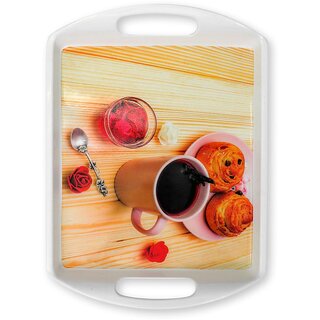 Aurka 11.6 Inch Rectangle Melamine Serving Tray (M10 Pack of 2 Small) Perfect for Serving Snacks, Beverages and Desserts, Stylish Addition to Your Home Decor Aurka 11.6 Inch Rectangle Melamine Serving Tray (M10 Pack of 2 Small) Perfect for Serving Snacks, Beverages and Desserts, Stylish Addition to Your Home Decor