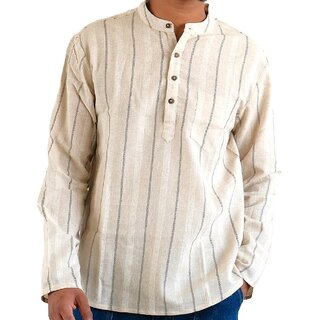 Ecostyle Khadi Long Sleeves Men's Short Kurta