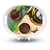 Aurka 13 Inch Oval Melamine Serving Tray (M2  Pack of 1  Medium) Perfect for Serving Snacks, Beverages and Desserts, Stylish Addition to Your Home Decor