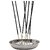 2Pcs) (5 Stick) Stainless Steel Agarbatti Stand with Ash Catcher Incense Holder  Dhoop Stick Holder