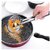 2 in 1 Fry Tool Filter Spoon Strainer with ClipOil Frying BBQ Filter Stainless Steel Mesh Strainer Kitchen Tool Collapsible Strainer (Steel Pack of 1)