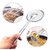 2 in 1 Fry Tool Filter Spoon Strainer with ClipOil Frying BBQ Filter Stainless Steel Mesh Strainer Kitchen Tool Collapsible Strainer (Steel Pack of 1)