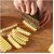 1 Pcs Crinkle Cut Knife K Slicing Helper Stainless Steel Fruit And Vegetable Wavy Chopper Knife Safe Potato Cutter Onion CutterKids Kitchen Tools 5.4 Inch (Pack-1)