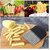 1 Pcs Crinkle Cut Knife K Slicing Helper Stainless Steel Fruit And Vegetable Wavy Chopper Knife Safe Potato Cutter Onion CutterKids Kitchen Tools 5.4 Inch (Pack-1)