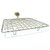 Roaster Barbecue Net Jali Griller Chapati Toast Grill with Wooden Handle Steaming Cooking and Baking Barbeque Jali for Roti Paneer (Square)