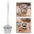 Stainless Steel Tea Filter Infuser 4.5cm Basket Shaped Tea Infuser for Green Tea Loose Tea Leaf and Tea Bags with a Chain and a Hook