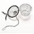 Stainless Steel Tea Filter Infuser 4.5cm Basket Shaped Tea Infuser for Green Tea Loose Tea Leaf and Tea Bags with a Chain and a Hook