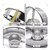 Stainless Steel Big Round Donuts Mold Doughnut Cutter for Professional Baking Tool for Making Perfect Homemade Donuts and Pastries Cookies Biscuits and More 1Pcs (Sliver Color)