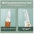 2-in-1 Kitchen Knife and Peeler - Portable Stainless Steel Knife with Case Perfect for Fruits and Travel. Multipurpose Kitchen Tool Compact Design for Home and On-The-Go Use (Pack of 1)