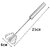Kitchen Manual Hand Blender Semi-Automatic Egg Beater and Stirring Stainless Steel Rotating Rotary Push Whisks Mixer For Kitchen Baking/Lassi/Butter Milk Frother/Cream/Madhani/Coffee/Cake Mixing/Restaurant/ 1 Pack (9 inch)