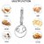 Kitchen Stainless Steel Dough Flour Whisk - Stainless Steel Dough Whisk Food Grade Dutch Style Bread Dough Hand Mixer Blender Whisk for Cooking Blending Steel Handle Kitchen Baking Tools