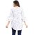 ZELZIS Star Printed Crepe Tunic Top with Bell Sleeves for Women
