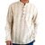 Ecostyle Khadi Long Sleeves Men's Short Kurta
