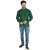 Ecostyle woven long sleeve mens short kurta