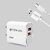Dual USB Port Charger 3.4A (18W) withCable Fast  Efficient Charging Adapter Smart IC Technology. (White  Gray)