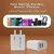 Dual USB Port Charger 3.4A (18W) withCable Fast  Efficient Charging Adapter Smart IC Technology. (White  Gray)