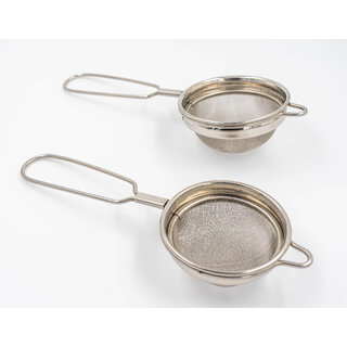 i WARE KkitchenCare Classic Wire Handle Tea/Coffee Strainer, Set of 2 (7.5cm, 9.2cm) i WARE KkitchenCare Classic Wire Handle Tea/Coffee Strainer, Set of 2 (7.5cm, 9.2cm)