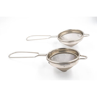 i WARE KkitchenCare Conical Wire Handle Tea/Coffee Strainer, Set of 2 (7.5cm, 9.2cm) i WARE KkitchenCare Conical Wire Handle Tea/Coffee Strainer, Set of 2 (7.5cm, 9.2cm)