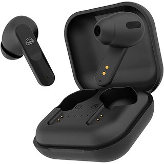                       EKKO Earbeats T04 TWS: ENC Call Noise Cancellation, 50H Playtime, 10MM Driver, Twin Connect, Type-C Fast Charging, Siri & Google Assistant (Black)                                              