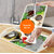 Aurka 13 Inch Rectangle Melamine Serving Tray (M2  Pack of 2  Medium) Perfect for Serving Snacks, Beverages and Desserts, Stylish Addition to Your Home Decor