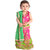 Kid Kupboard Cotton Baby Girls Lehanga Choli and Dupatta Set, Multicolor, Sleeveless, 1-2 Years KIDS7382