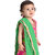 Kid Kupboard Cotton Baby Girls Lehanga Choli and Dupatta Set, Multicolor, Sleeveless, 1-2 Years KIDS7382