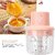 Electric Mini Garlic Chopper Portable Cordless with USB Charging 450 W 250 ml Pink Color
