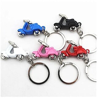                       Aksica Activa Metal Keychain And Keyring (Multicolor)                                              