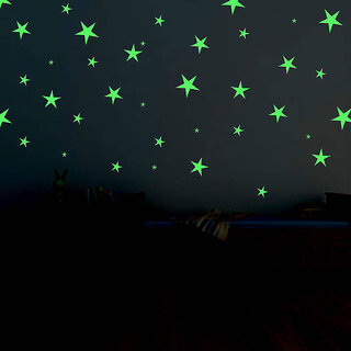 50 nos. of Night Glowing Radium Magic Stars for Kids Rooms 50 nos. of Night Glowing Radium Magic Stars for Kids Rooms