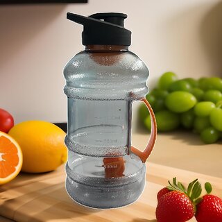 1.5L Beast Sports Water/Protein Gallon Bottle with Mixer Ball and Strainer (Unbreakable, Freezer Safe)
