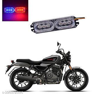 Light/Flasher/car bike light -Red Blue for LED Flash Strobe Emergency Warning Light for Motorcycle 1pcs